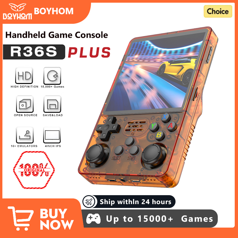 Gaming Console R36 - BOYHOM NEW R36PLUS Open Source System