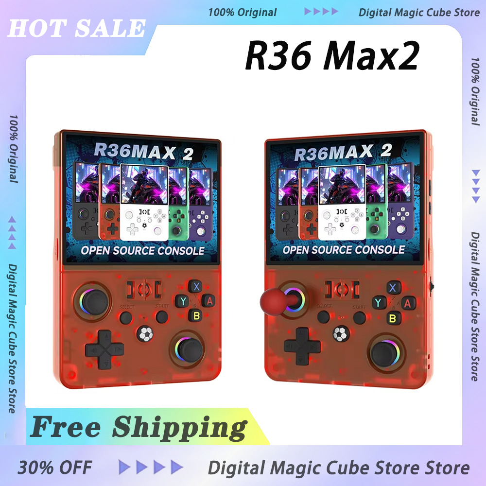 Gaming Console R36 - R36 Max2 Linux System Handheld Game