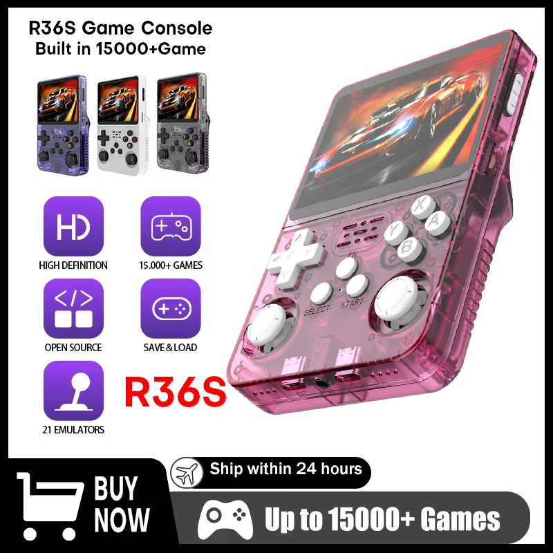 Gaming Console R36 - R36S Game Console Handheld Retro 3.5