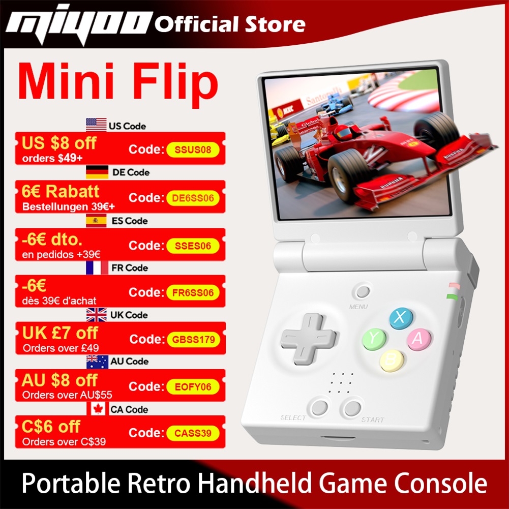 Gaming Console Under 5000 - MIYOO Mini Flip Retro Handheld Game