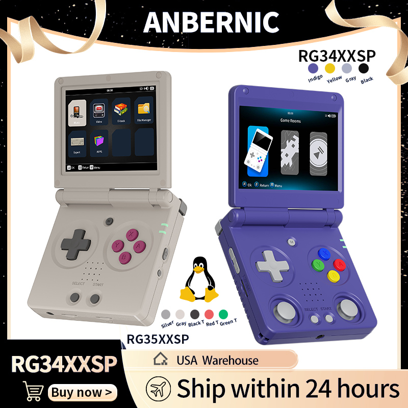 Anbernic RG34XXSP RG35XXSP Fli - Gaming Console Anbernic avaliação e preço