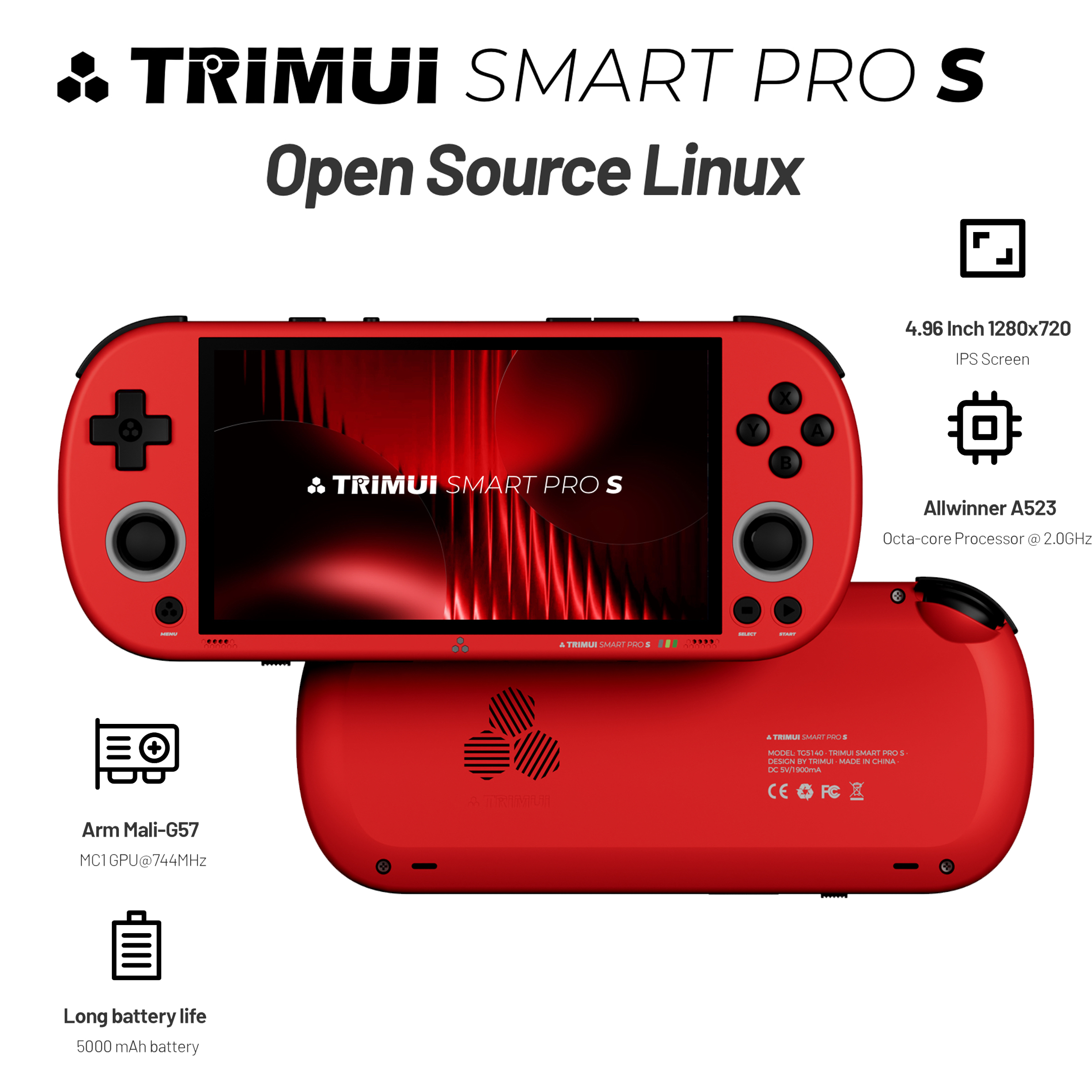 TRIMUI SMART PRO S Portable Ga - Gaming Console Under 5000 avaliação e preço