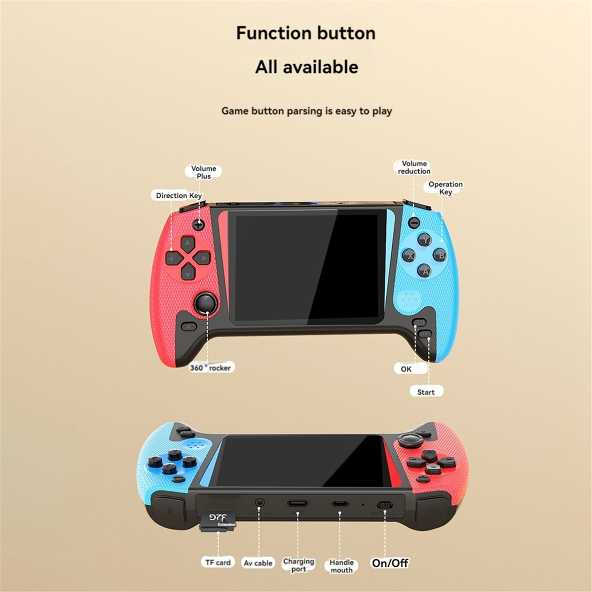 Practical Handheld Video Game  - Gaming Console 6 Year Old avaliação e preço