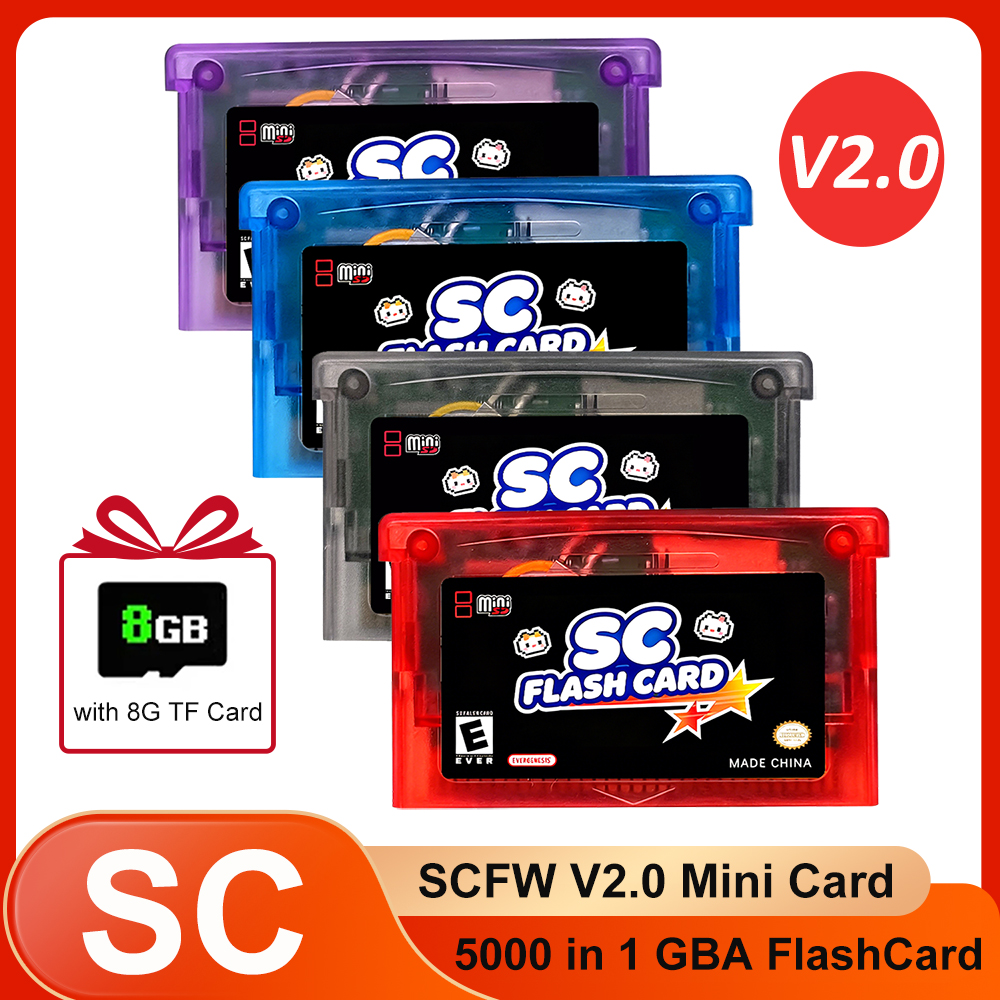 New 5000 in 1 GBA FlashCard Mi - Gaming Console Nintendo avaliação e preço