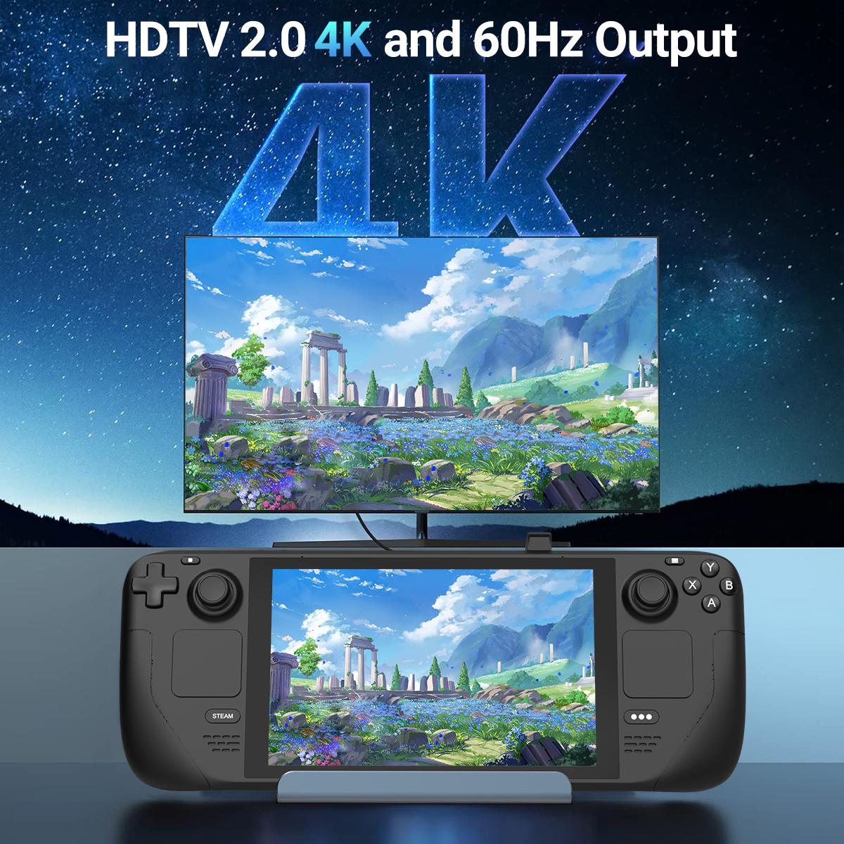 5 In 1 USB-C Game Hub Type-C C - Console Gaming Steam avaliação e preço