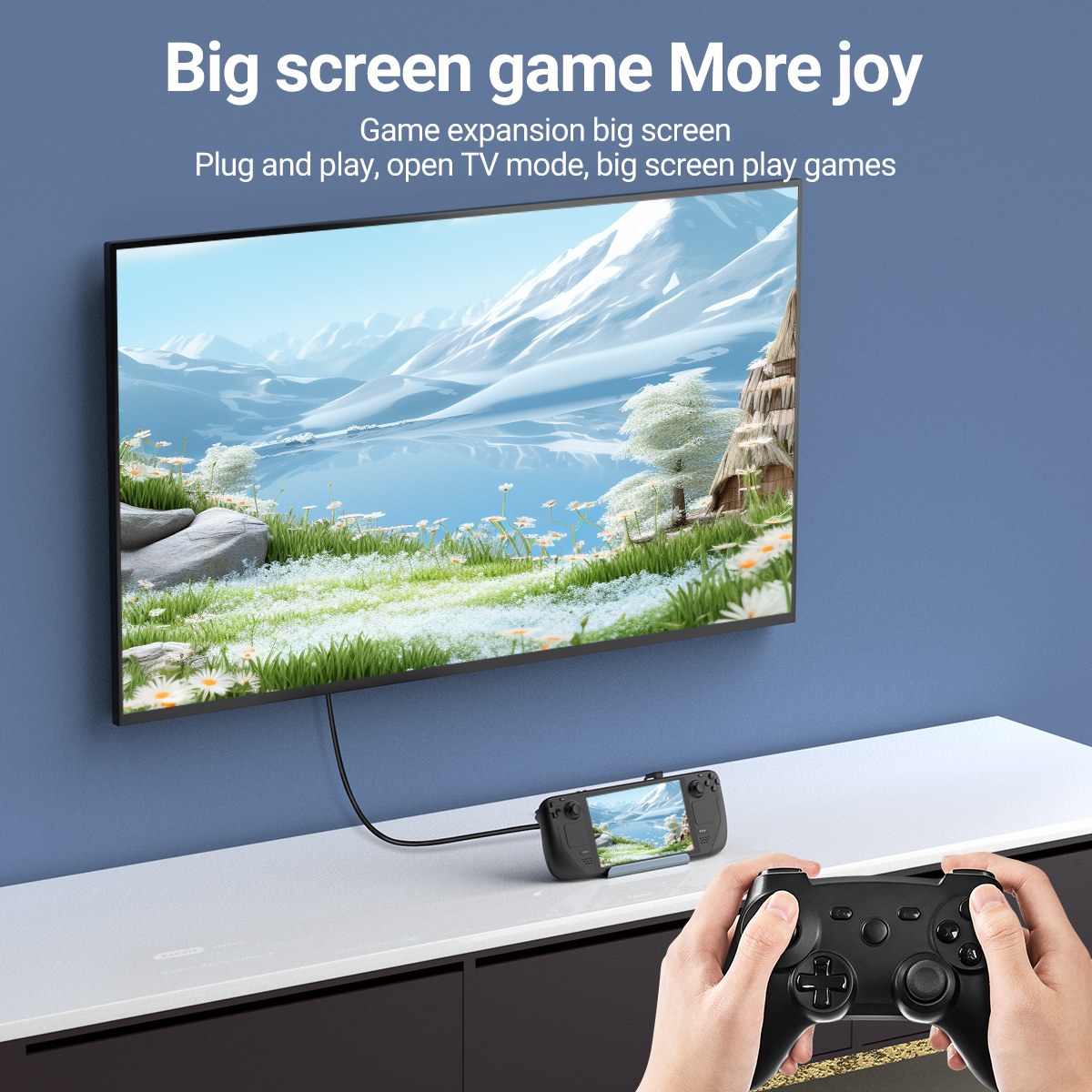 5 In 1 USB-C Game Hub Type-C C - Console Gaming Steam avaliação e preço