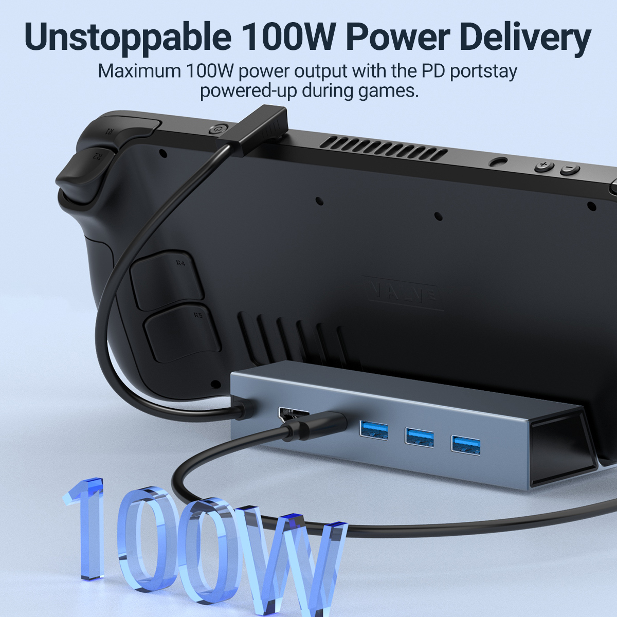 5 In 1 USB-C Game Hub Type-C C - Console Gaming Steam avaliação e preço