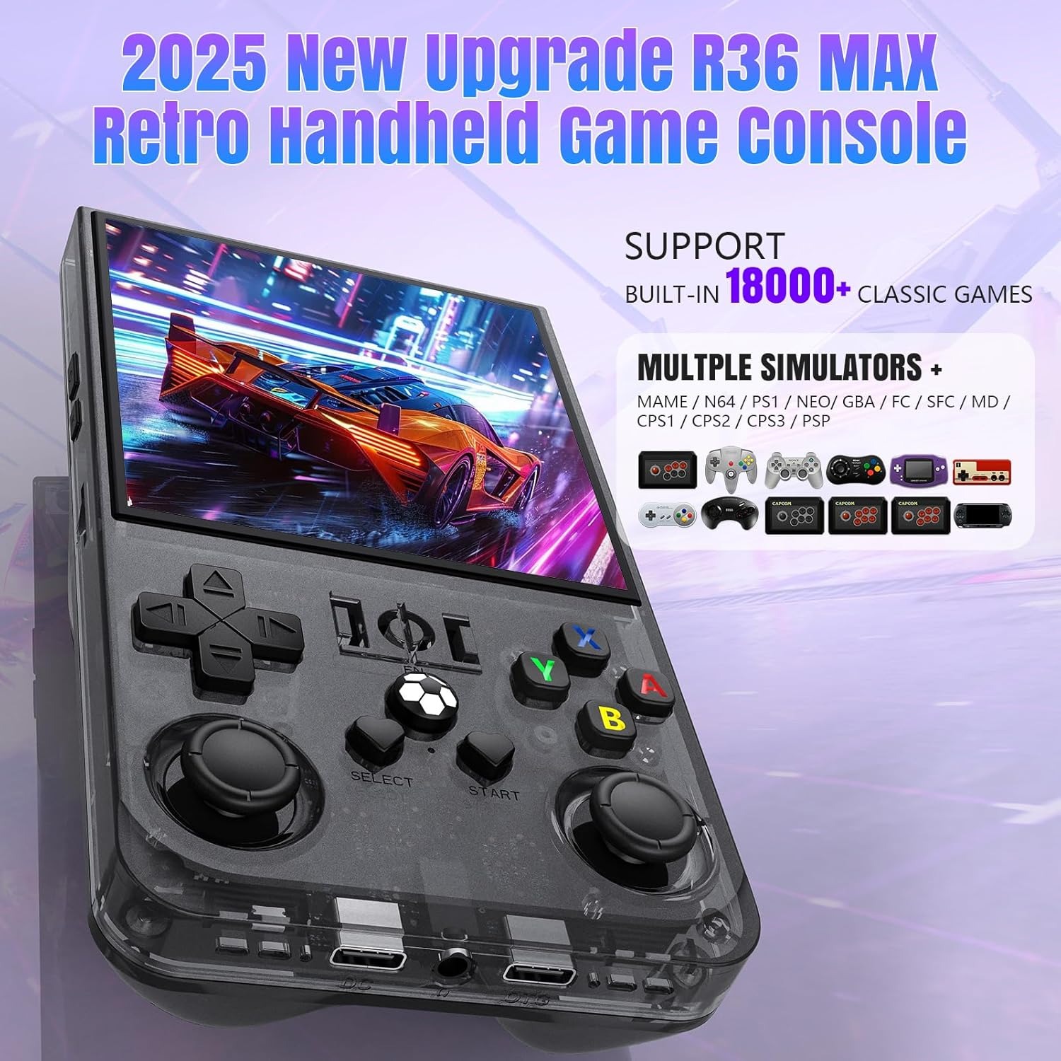 FLLBW R36 Max R36PRO Retro Gam - Gaming Console R36 avaliação e preço