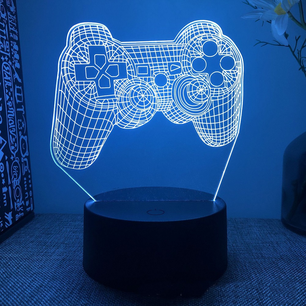 3d Illusion Night Lamp Gaming  - Gaming Console Icon avaliação e preço