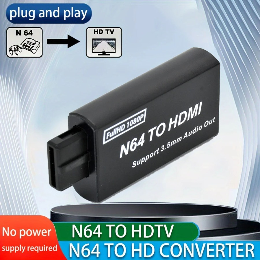 Grwibeou 1080P N64 To HDMI-com - Gaming Console Nintendo avaliação e preço