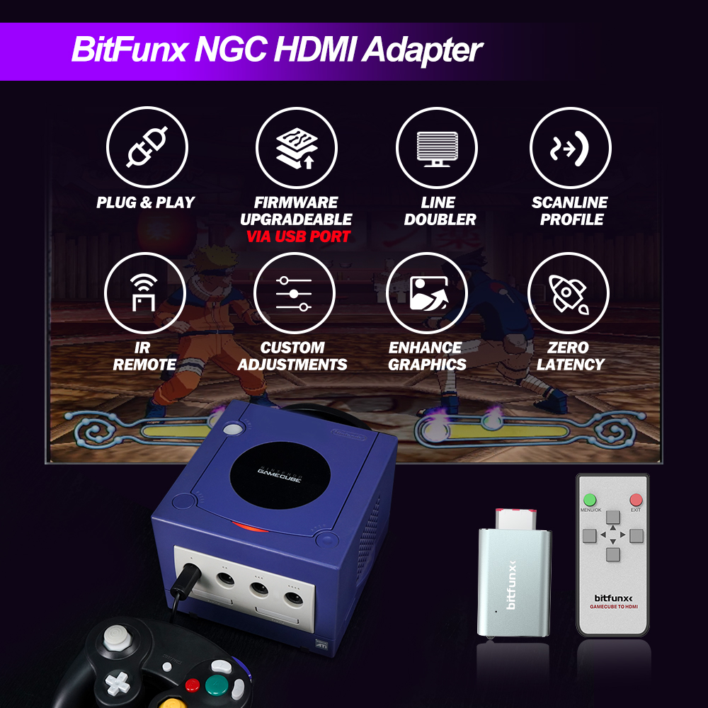 Bitfunx GC Video HDMI™ Adapter - Gaming Console Nintendo avaliação e preço
