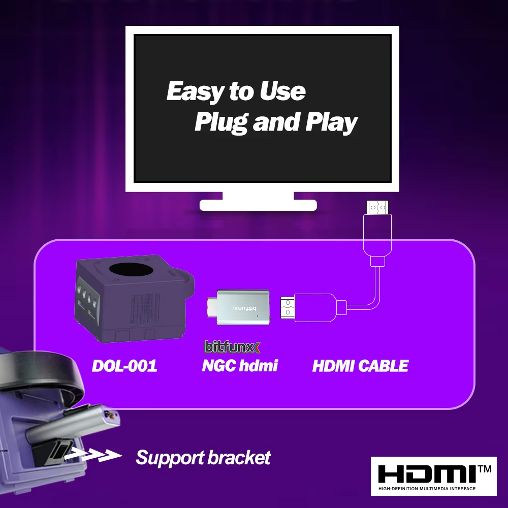 Bitfunx GC Video HDMI™ Adapter - Gaming Console Nintendo avaliação e preço