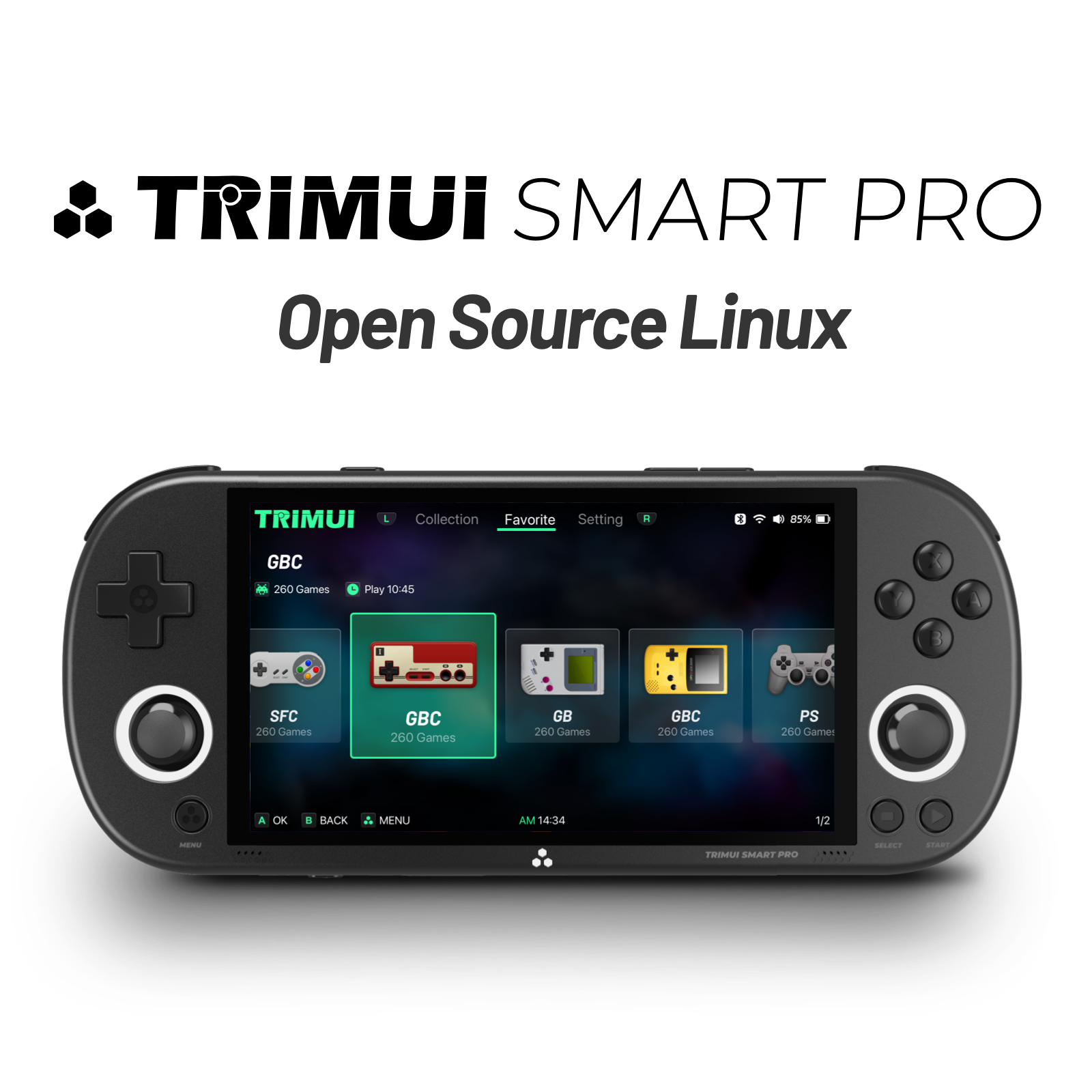 TRIMUI SMART PRO Open Source L - Gaming Console R36 avaliação e preço