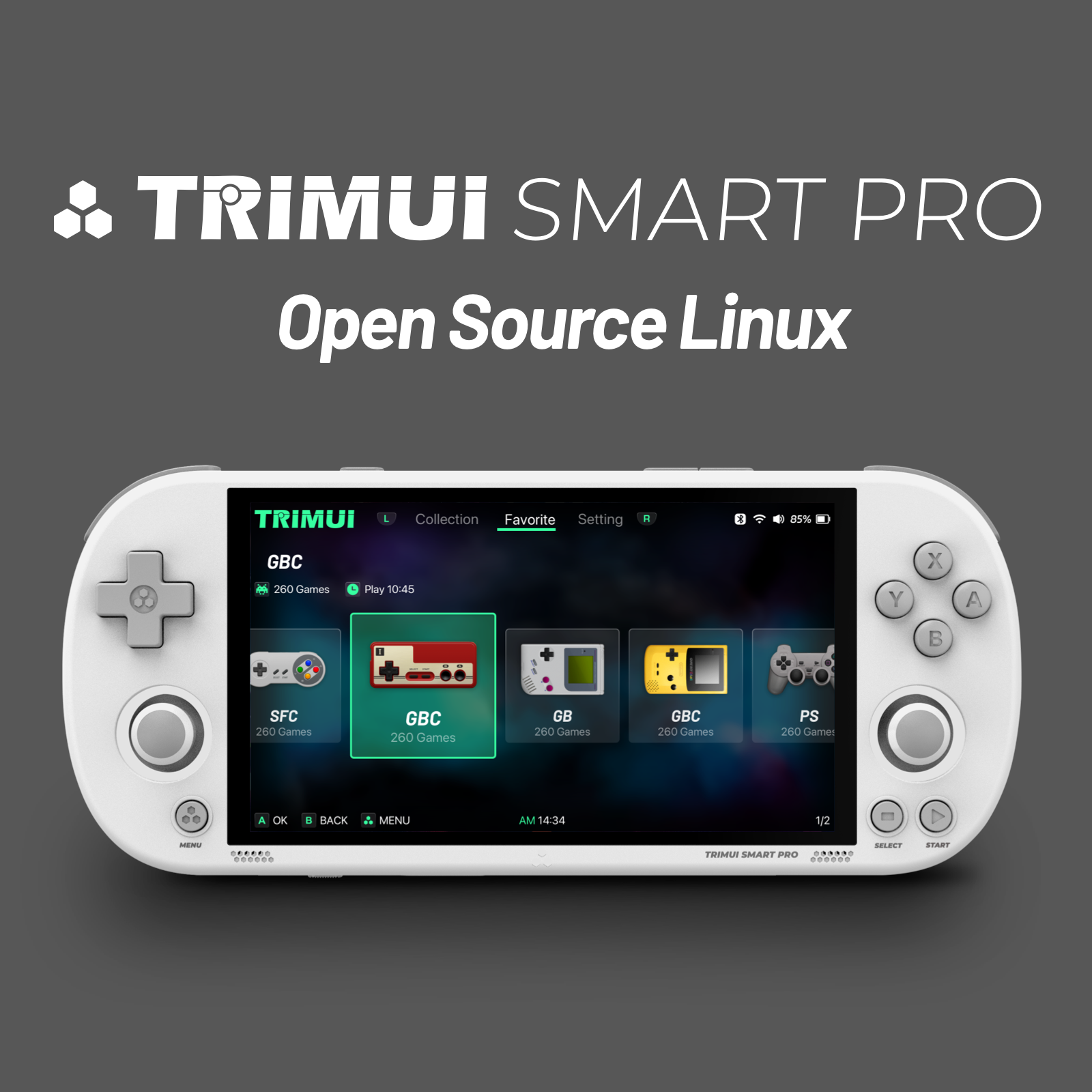 TRIMUI SMART PRO Open Source L - Gaming Console R36 avaliação e preço