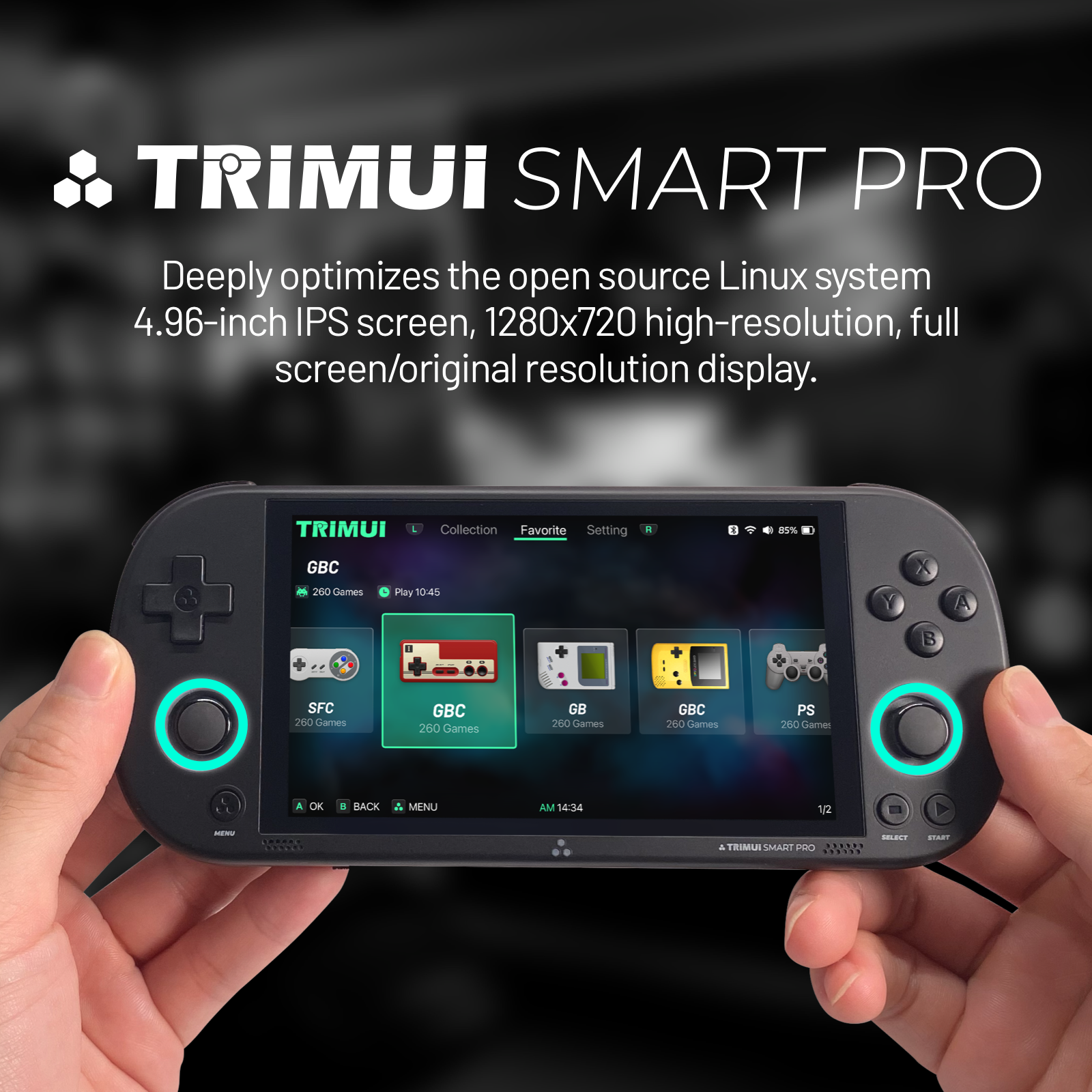 High Performance Trimui Smart  - Gaming Console Under 5000 avaliação e preço