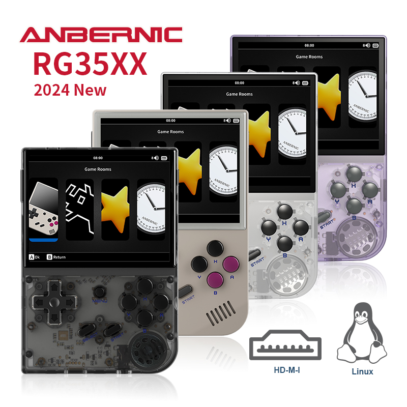 ANBERNIC 2024 New RG35XX Retro - Gaming Console Under 5000 avaliação e preço