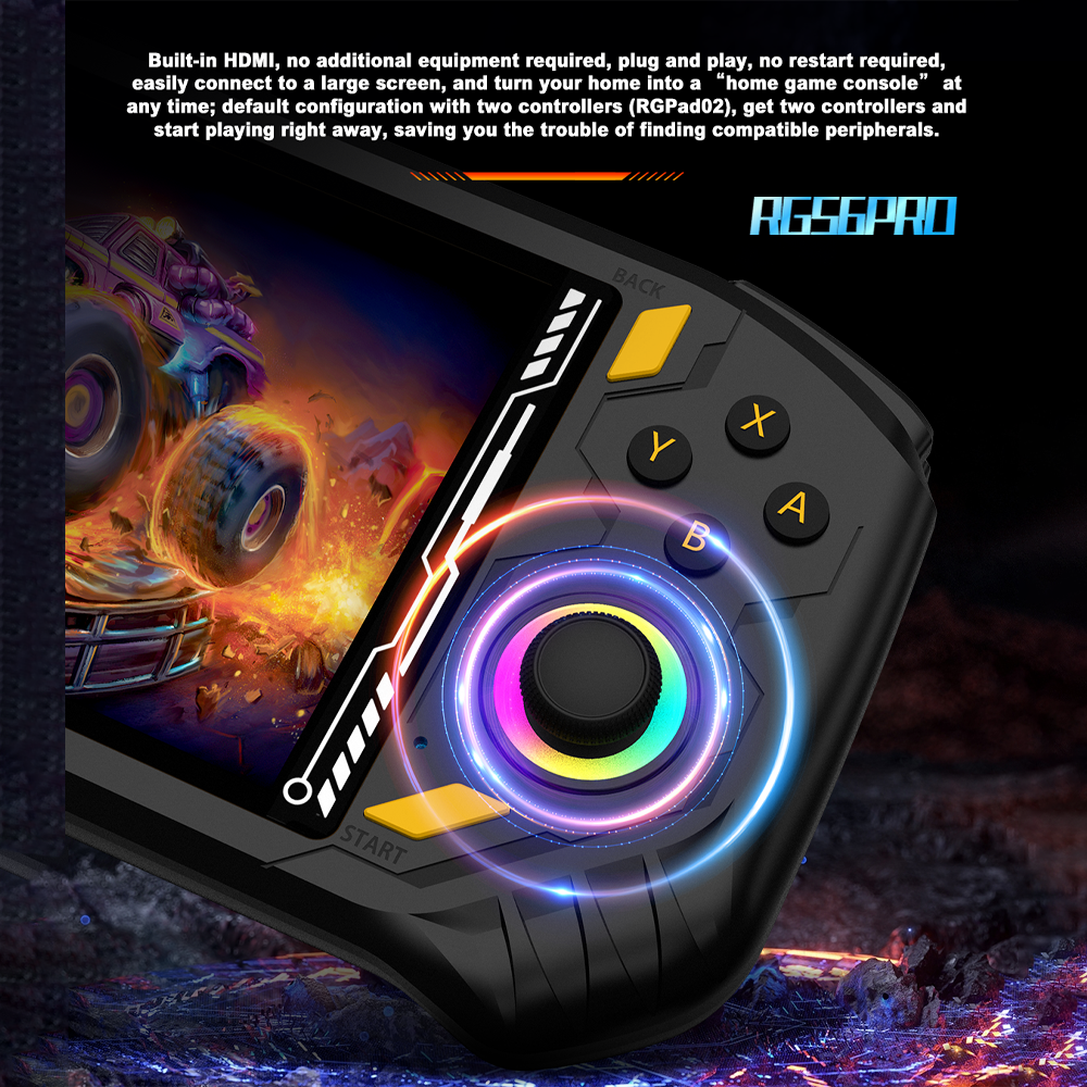 RG56 Pro Retro Handheld Game C - Gaming Console Under 5000 avaliação e preço