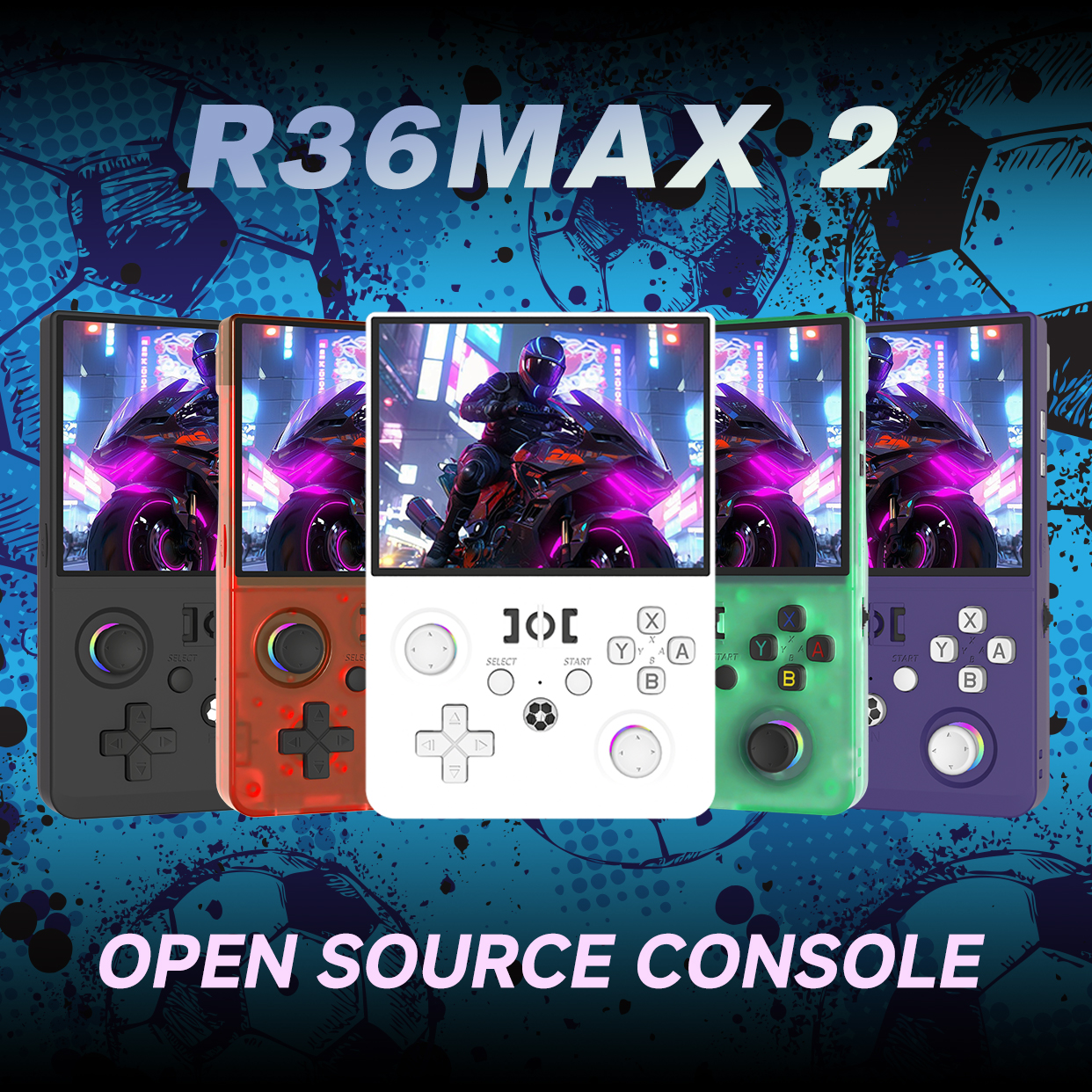 R36 Max2 Linux System Handheld - Gaming Console R36 avaliação e preço