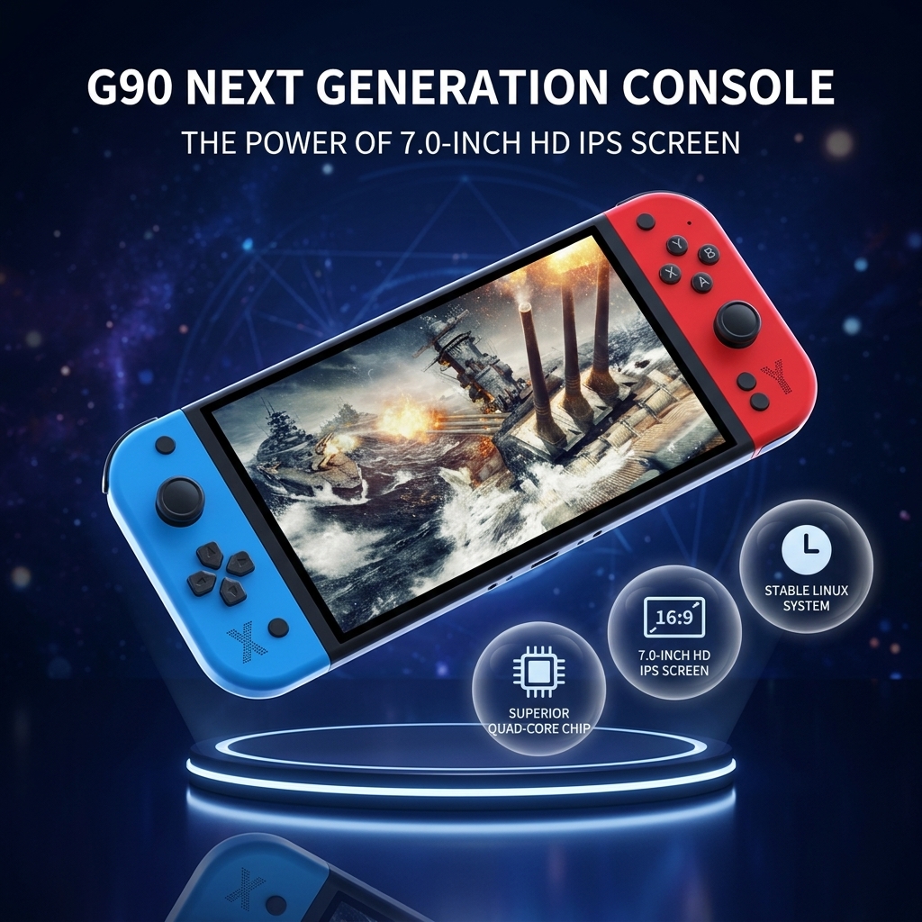 New G90 Retro Gaming Handheld  - Gaming Console 6 Year Old avaliação e preço