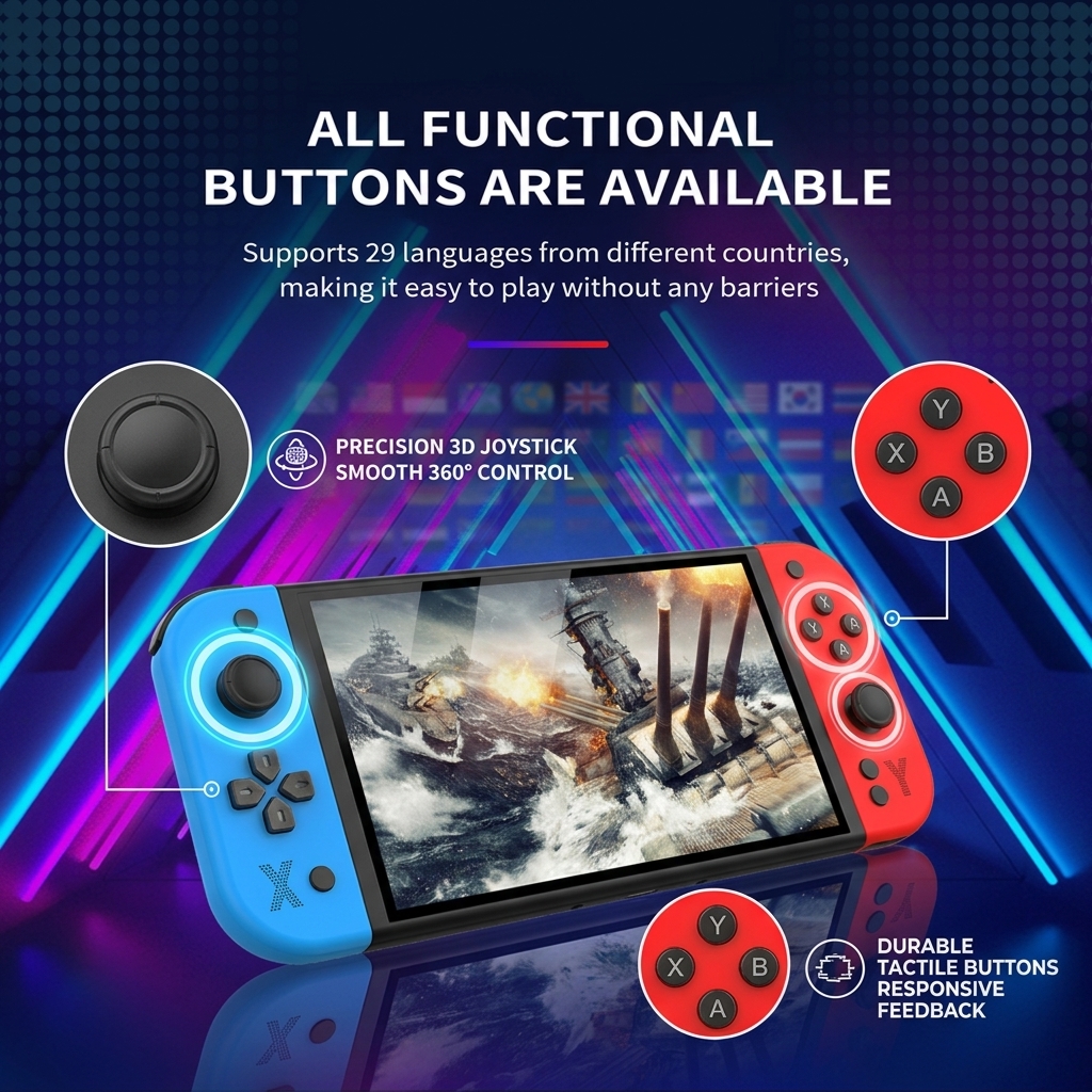 New G90 Retro Gaming Handheld  - Gaming Console 6 Year Old avaliação e preço