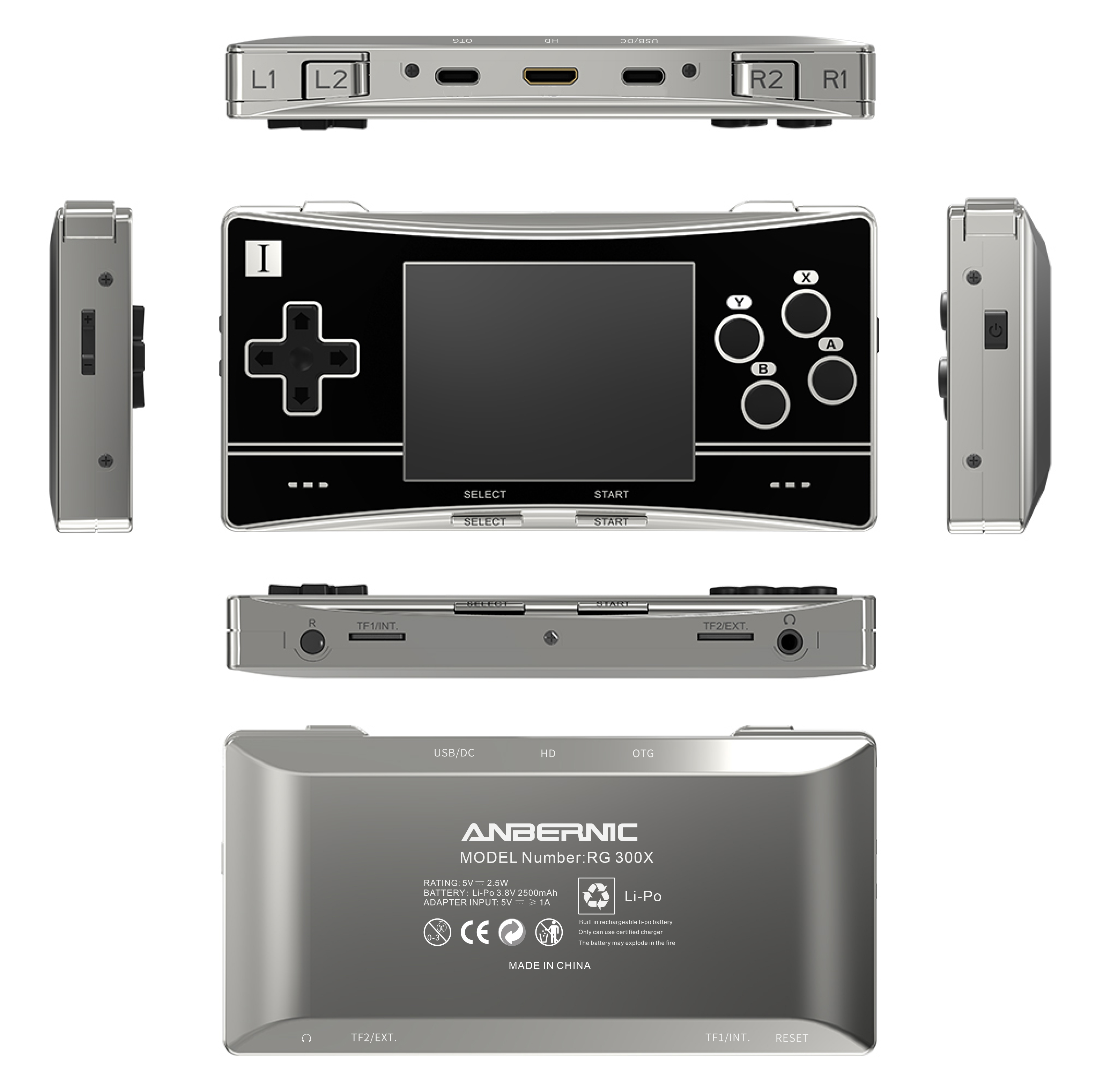 New Anbernic RG300X Retro Port - Gaming Console Under 5000 avaliação e preço