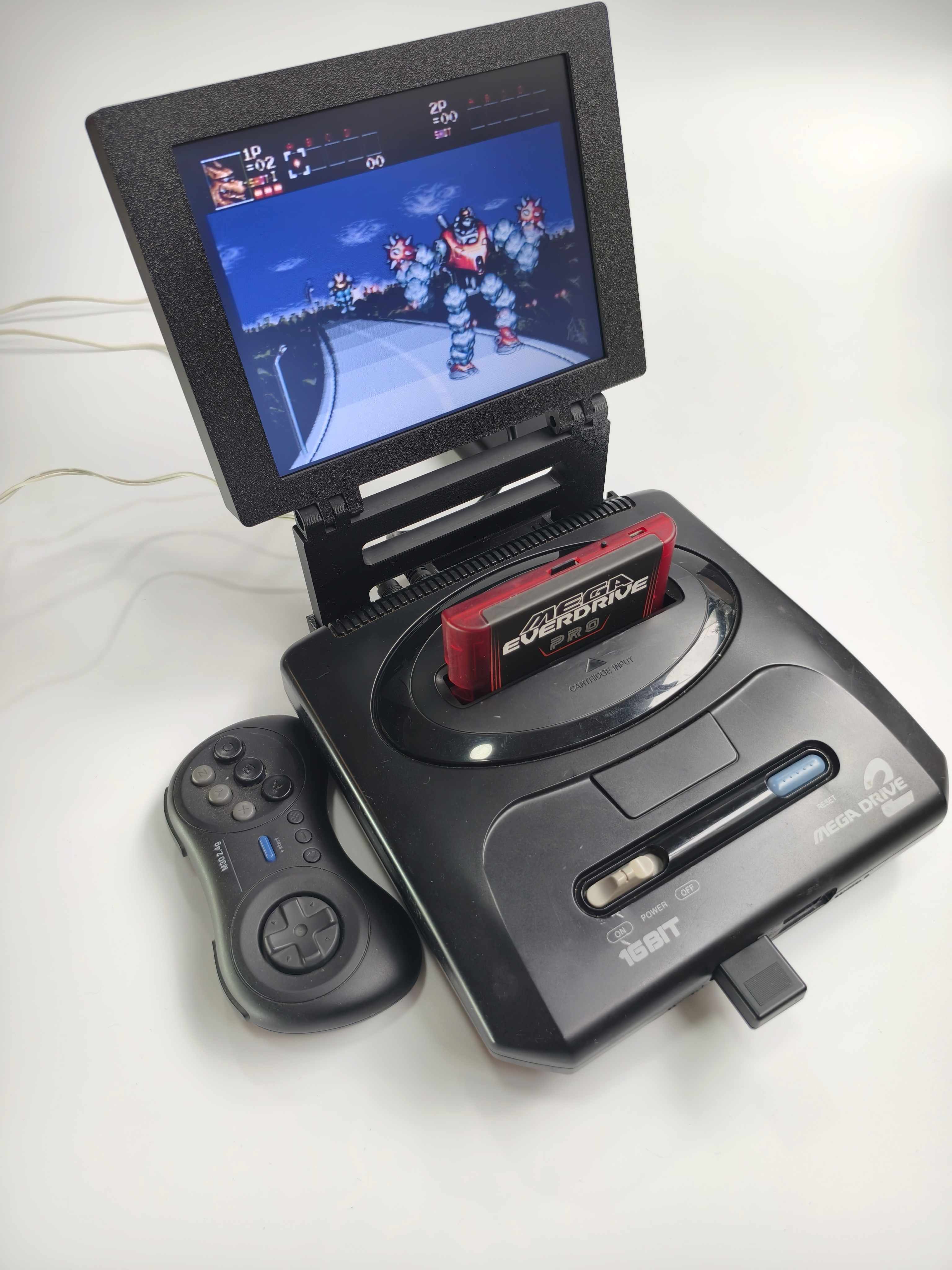 8“ Portable Mini Monitor Retro - Gaming Console Genesis avaliação e preço