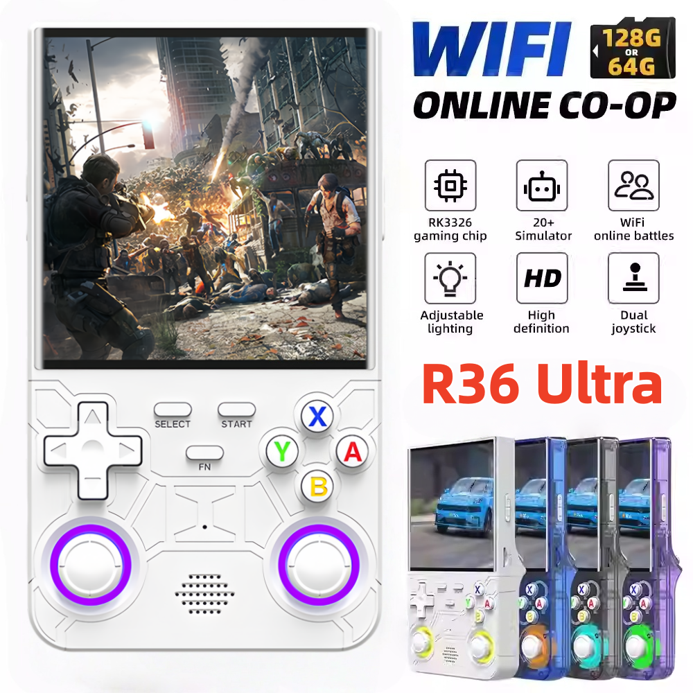 Retro R36 Ultra Handheld Video - Gaming Console R36 avaliação e preço