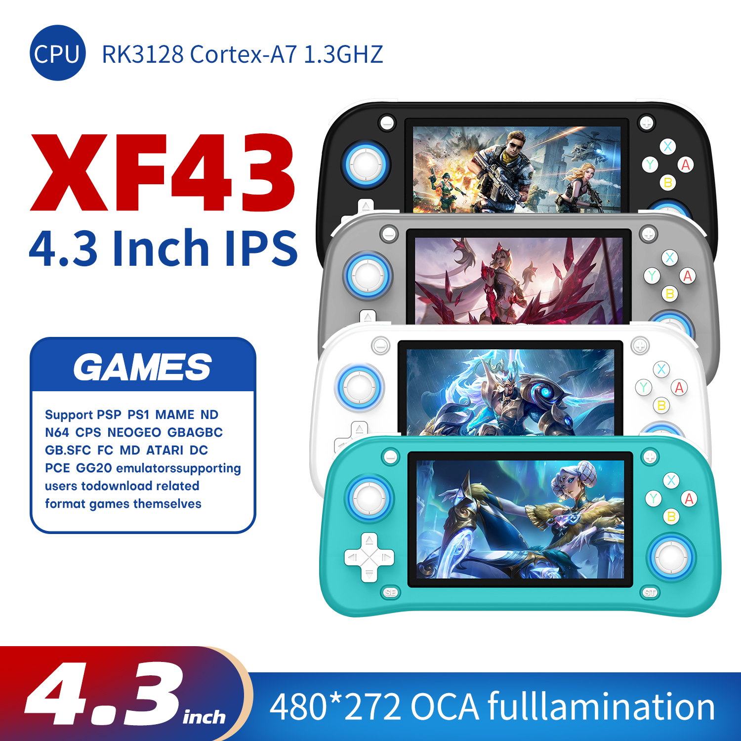 AISLPC XF43 4.3 inch Retro Han - Gaming Console 6 Year Old avaliação e preço