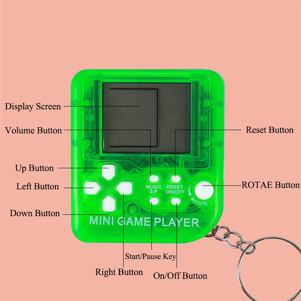 Retro Mini Handheld Game Playe - Gaming Console 6 Year Old avaliação e preço