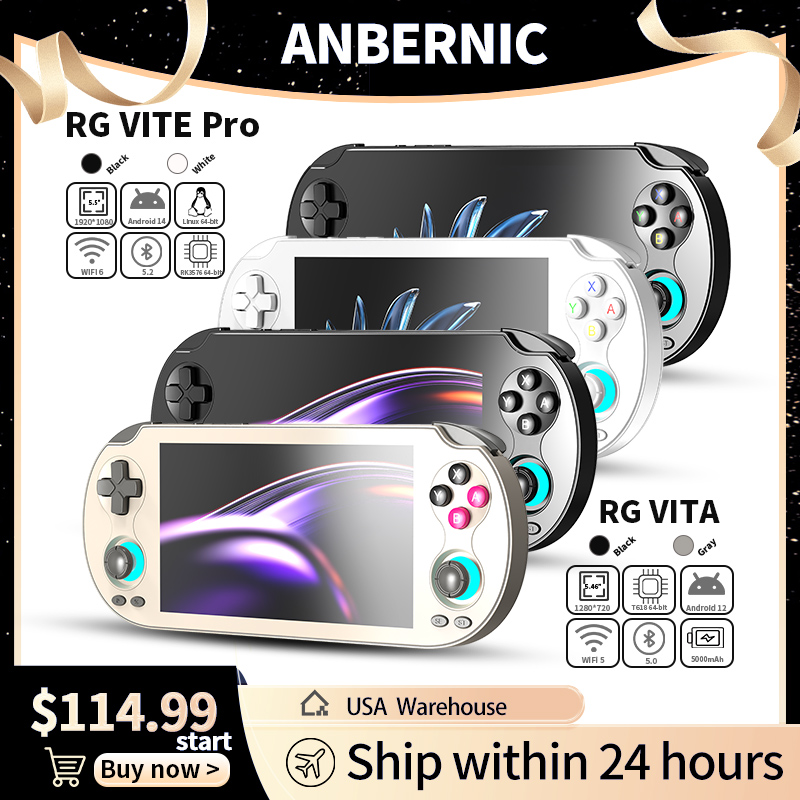 ANBERNIC RG VITA & RG VITA Pro - Gaming Console Under 5000 avaliação e preço